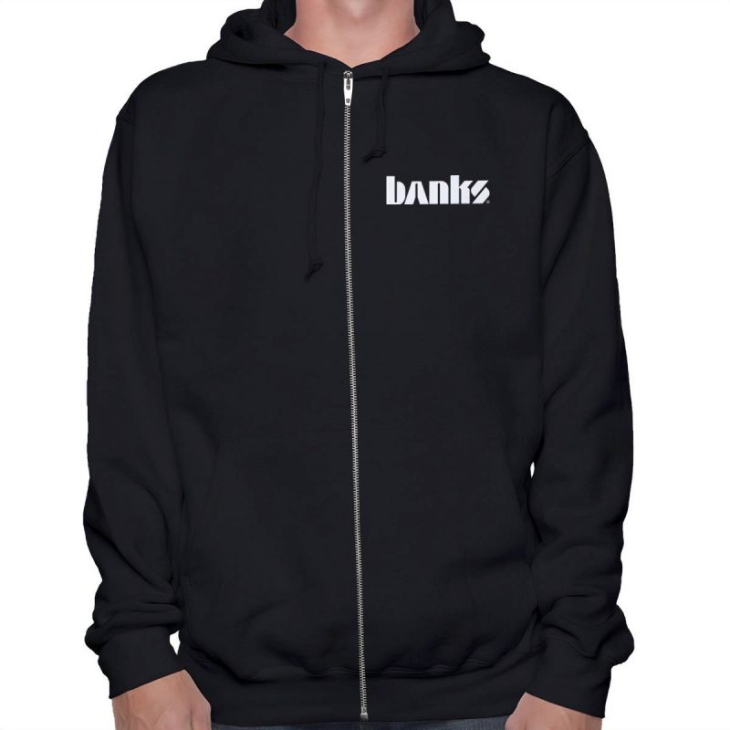 Banks Logo Hoodie Front Zipper 97403